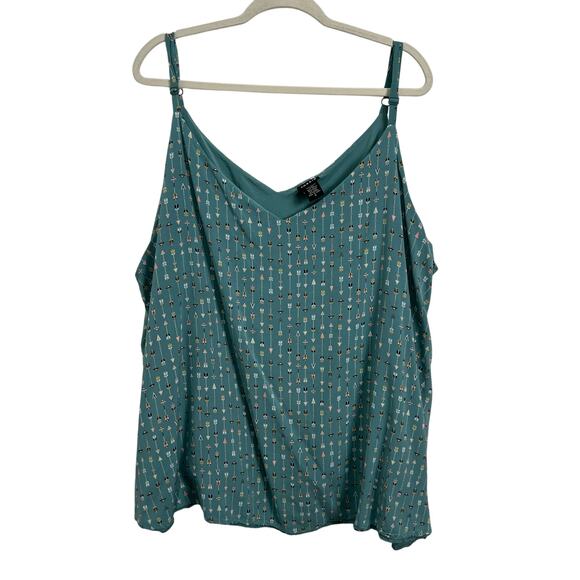 Torrid Sophie Challis Double Layer Swing Cami Women's Size 5 or 5X - Picture 1 of 5